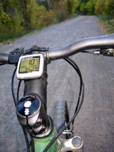 Fahrradcomputer kabellos | Einsatz am Mountainbike